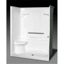Oasis SHA-6033RS WHT ABF/BP1-60 OFW - A 60x33 CDrn RSeat Abvfl