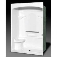 Oasis SHA-DM-6033LS WHT/BP1-60 WHT - A 60x33 CDrn Dome LSeat