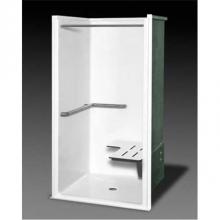Oasis SHFW-WX-3837 WHT/ADA10-RS RECESSED SOAP DISH - G 38x37 CDrn LoThreshold WX