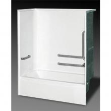 Oasis TSFW-6030L WHT ABF/5 BAR WHT - G 60x29.75 LDrn AbvFlr