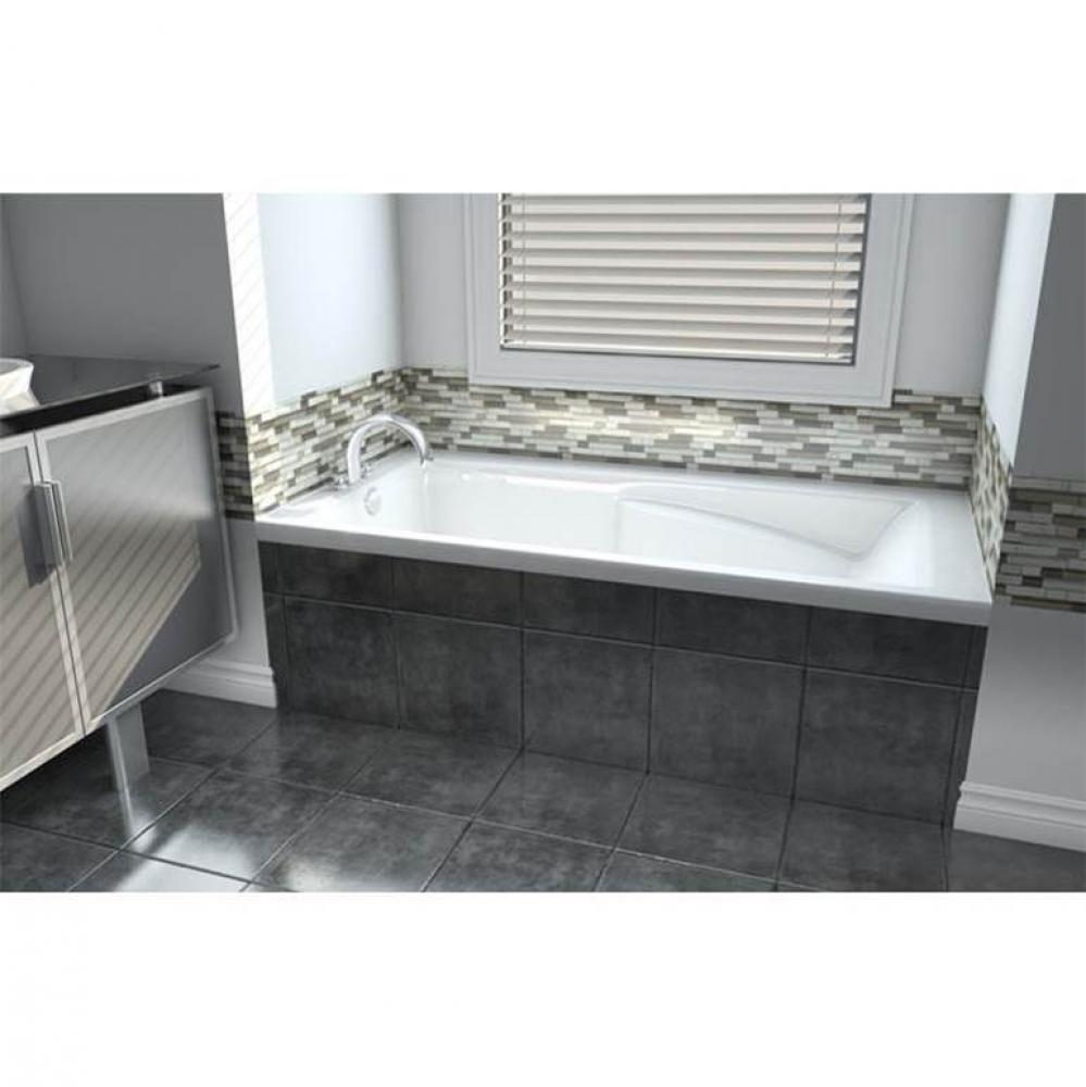 Suite 3 Sides 66 x 31, ComfortAir Bathtub, Glossy White