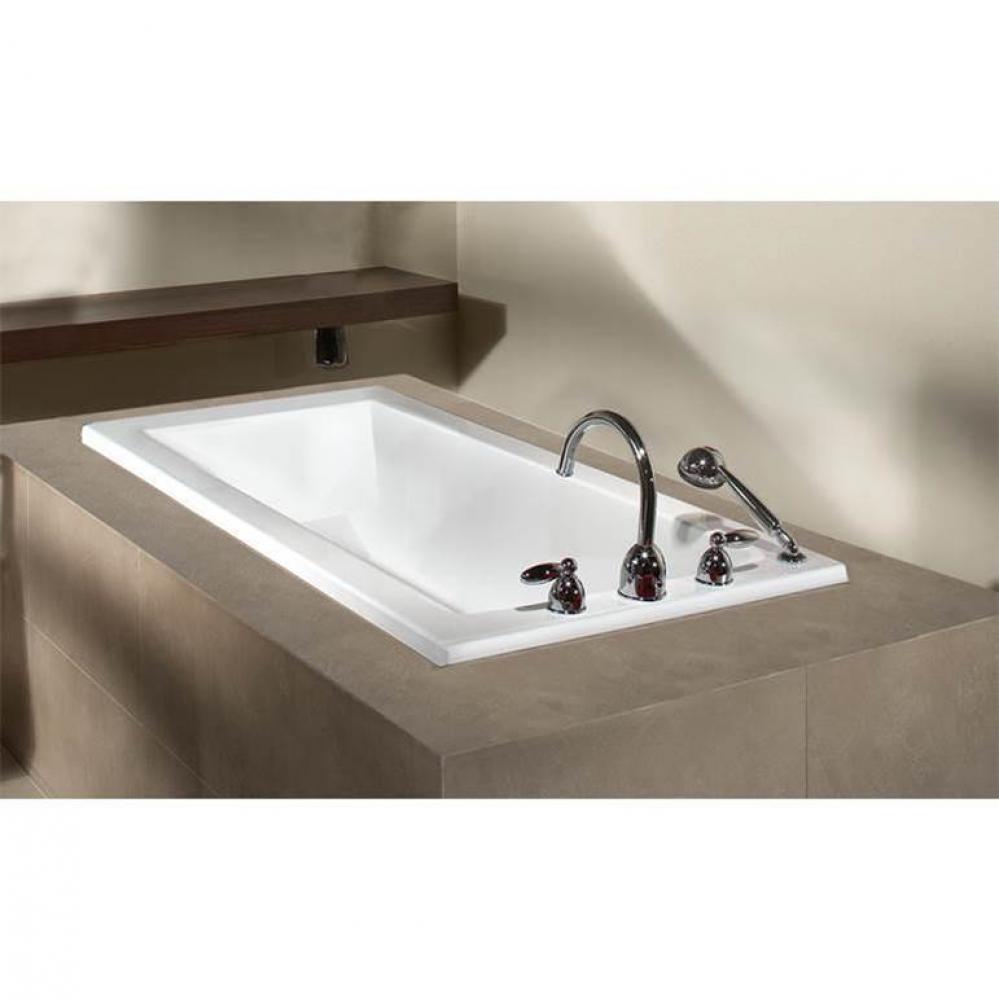 Unity Deck Mount 60 x 32, Soaking Bathtub, Glossy White