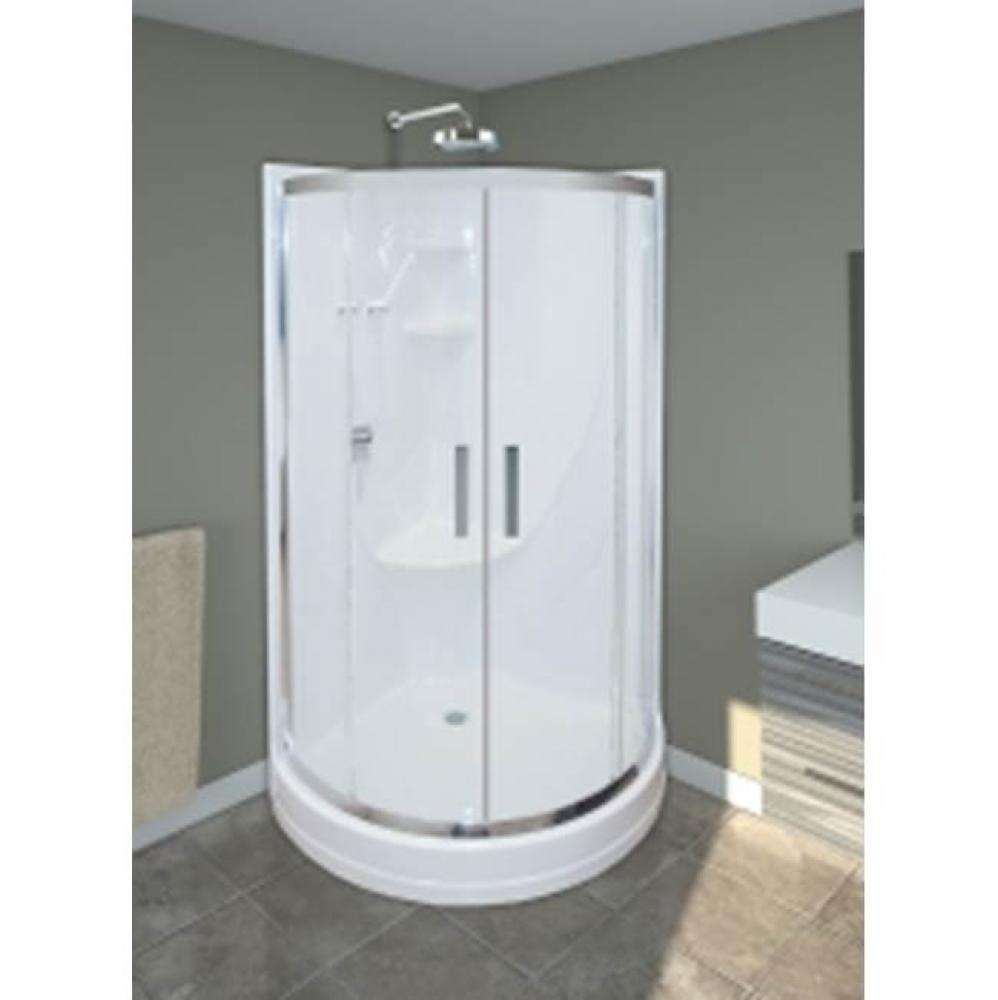 Corner Shower Door Po32 Clear Glass 6Mm