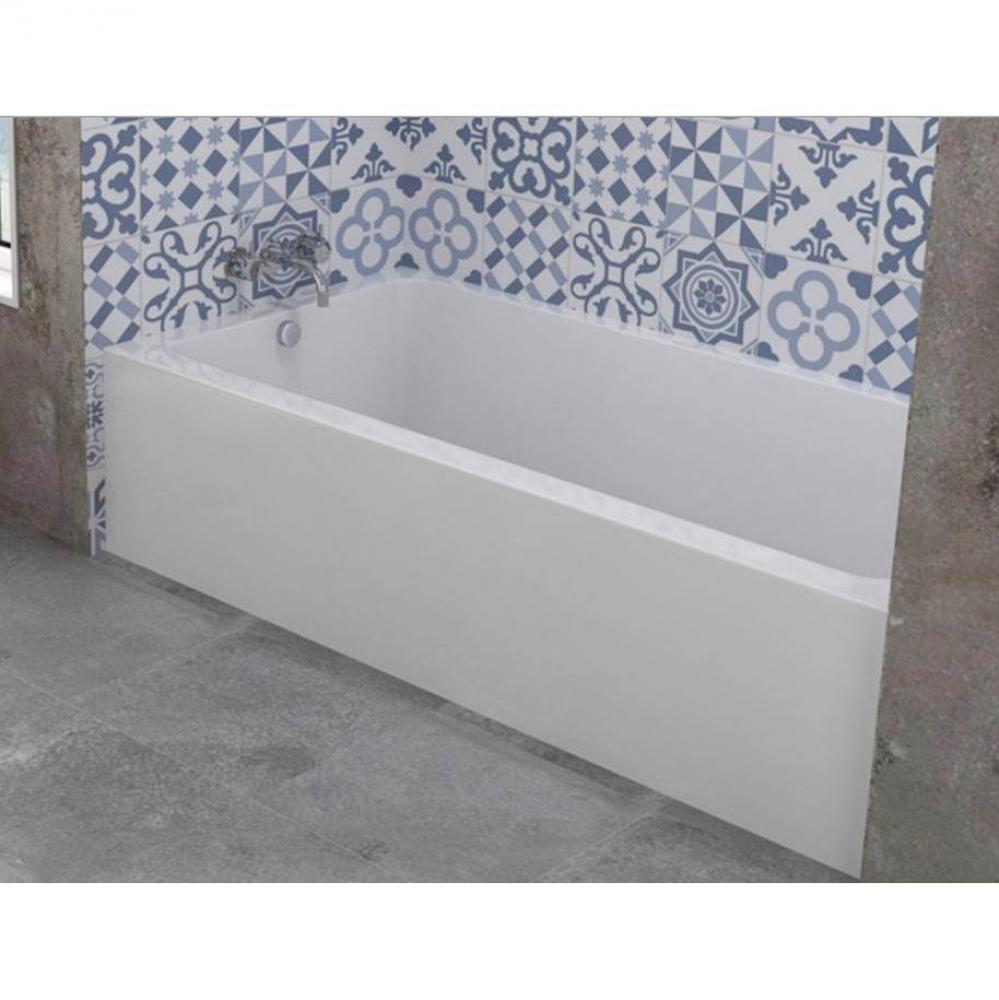 Pure Alcove 60 x 30, Soaking Bathtub, Glossy White