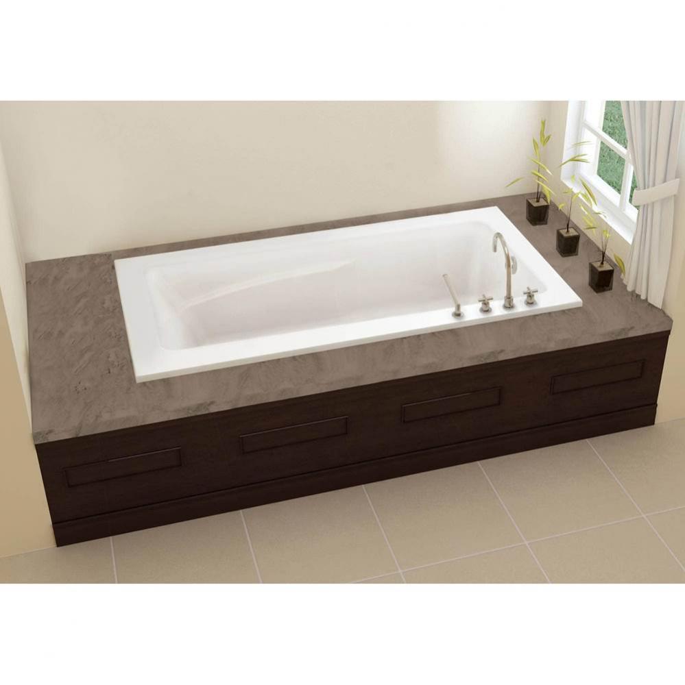 Sublime Deck Mount 60 x 32, AeroMassage Bathtub, Glossy White