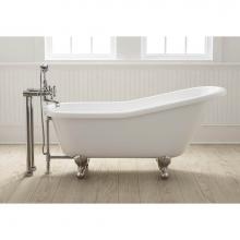 Oceania Baths ALBA6001 - Albany 60, white, white acrylic exterior finish