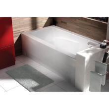 Oceania Baths CI60RLI01 - City 60 x 32, Alcove Soaking Bathtub, Glossy White