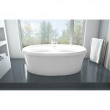 Oceania Baths LE42FS01 - Legende Freestanding 71 x 41,5, Soaking Bathtub, Glossy White