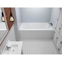 Oceania Baths LO6031RSF01 - Loft Alcove 60 x 31, Soaking Bathtub, Glossy White