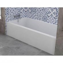 Oceania Baths PU603016R01 - Pure Alcove 60 x 30, Soaking Bathtub, Glossy White