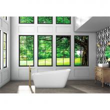Oceania Baths SI6301 - Sikome Freestanding 63 x 31, Soaking Bathtub, Glossy White
