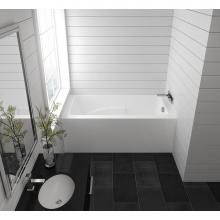 Oceania Baths SU6031LSFCA01 - Suite Alcove 60 x 31, ComfortAir Bathtub, Glossy White