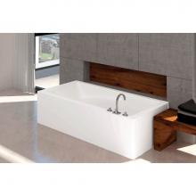 Oceania Baths SU6631LSFLRLI01 - Suite 3 Sides 66 x 31, Soaking Bathtub, Glossy White