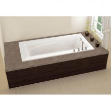 Oceania Baths SU6032AM01 - Sublime Deck Mount 60 x 32, AeroMassage Bathtub, Glossy White