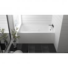 Oceania Baths SU6031RSF01 - Suite Alcove 60 x 31, Soaking Bathtub, Glossy White