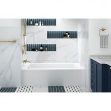 Oceania Baths UR6031RSF01 - Urbania Alcove 60 x 31, Soaking Bathtub, Glossy White