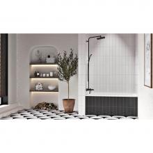 Oceania Baths VI6028L01 - Viele Alcove 60 x 28, Soaking Bathtub, Glossy White