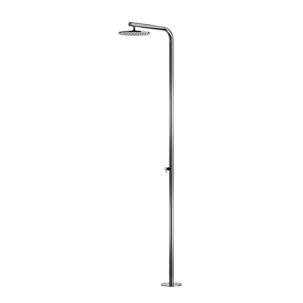 ''Classy'' Free Standing Single Supply Shower Unit - 12'' Shower Hea