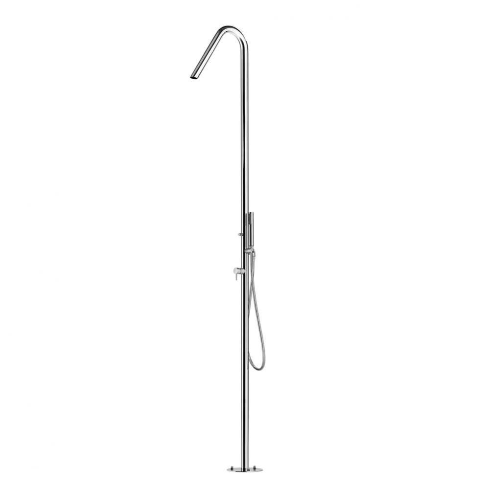 ''Twiggy'' Free Standing Single Supply Shower Unit - Hand Spray - Concealed Sh
