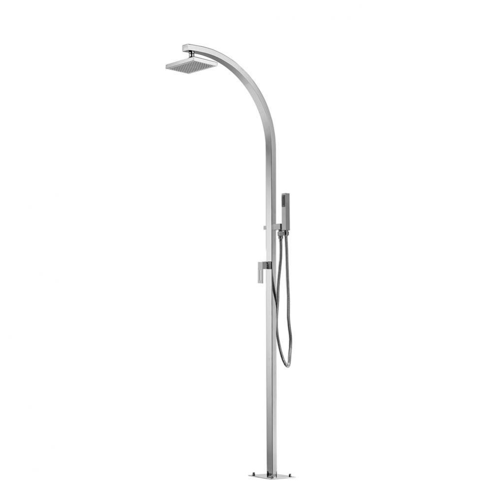 ''Arko'' Free Standing Hot & Cold Shower Unit - Hand Spray - 10'&apos