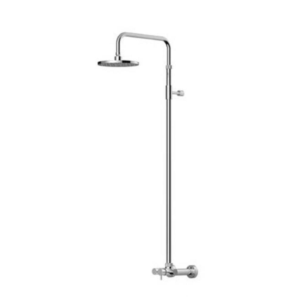 ''Waterline'' Wall Mount Hot & Cold Shower Unit - Single Handle Valve - 8&