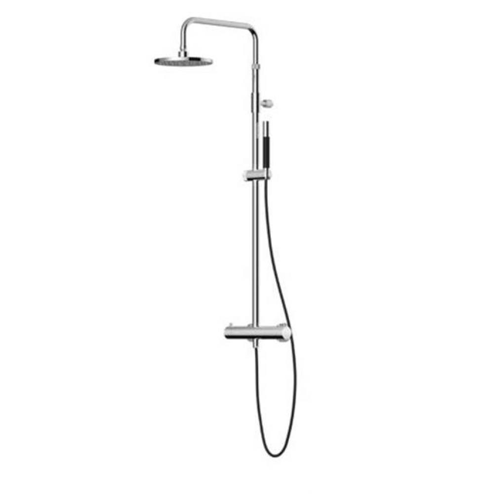 ''Waterline'' Wall Mount Hot & Cold Shower Unit - Thermostatic Valve - 8&a