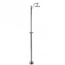 Outdoor Shower CAP-111APS-HC - Free Standing Hot & Cold Shower - 8'' Shower Head (formerly CAP-IMBER-FB-LSHS)
