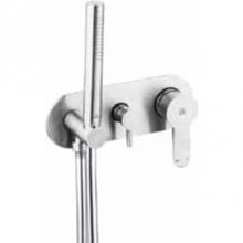 Outdoor Shower CAP-3131-34 - Concealed Hot & Cold Valve - ''Riviera'' Lever Handle with Diverter, Hand