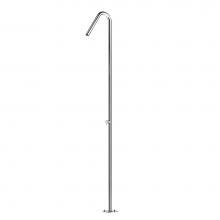 Outdoor Shower FTA-CS40-C - ''Twiggy'' Free Standing Single Supply Shower Unit - Concealed Shower Head