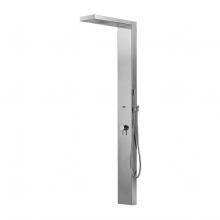 Outdoor Shower FTA-P22-HCHS - ''In & Out'' Wall Mount Hot & Cold Shower Panel - Hand Spray - Conceal