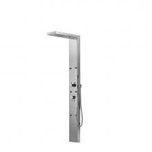 Outdoor Shower FTA-P22-HCHSJ - ''In & Out'' Wall Mount Hot & Cold Shower Panel - Hand Spray - Body Je
