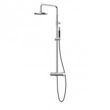Outdoor Shower FTA-W55-HCHS - ''Waterline'' Wall Mount Hot & Cold Shower Unit - Thermostatic Valve - 8&a