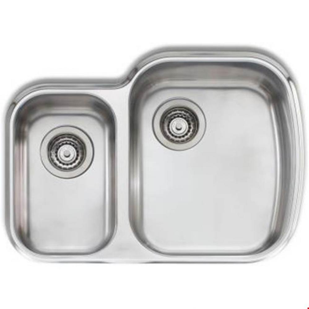 Compact Double bowl Faucet