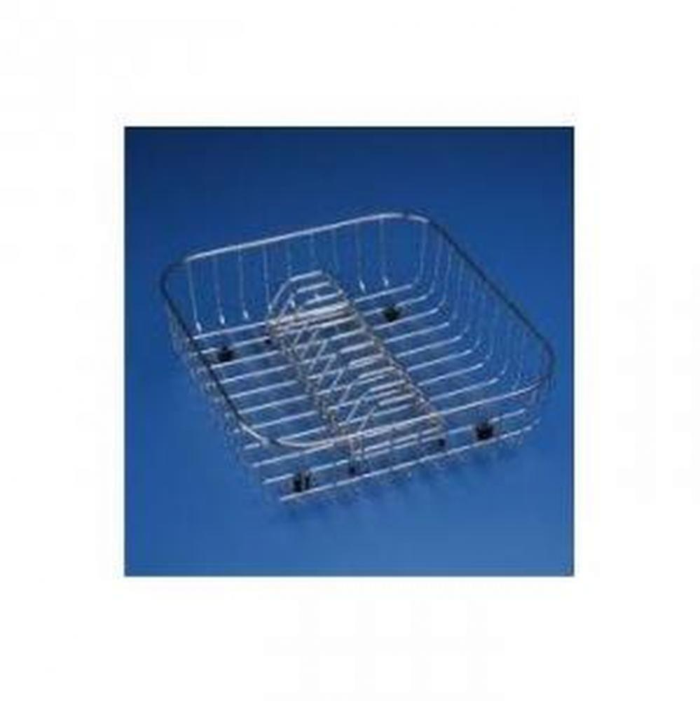 Stainless steel dish basket for generous