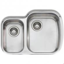 Oliveri 72U - Compact Double bowl Faucet