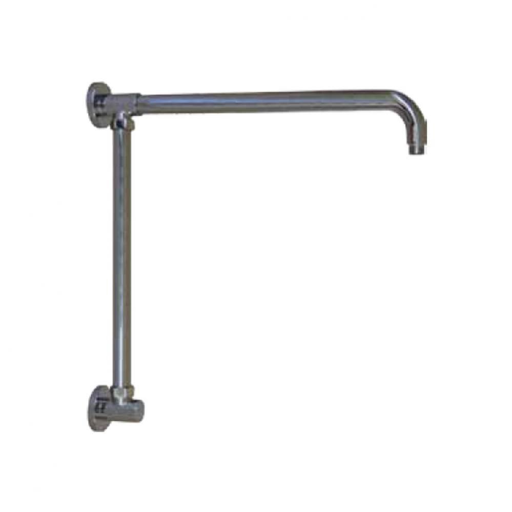 Opella''s Vertical Riser with 17'' Shower Arm -
