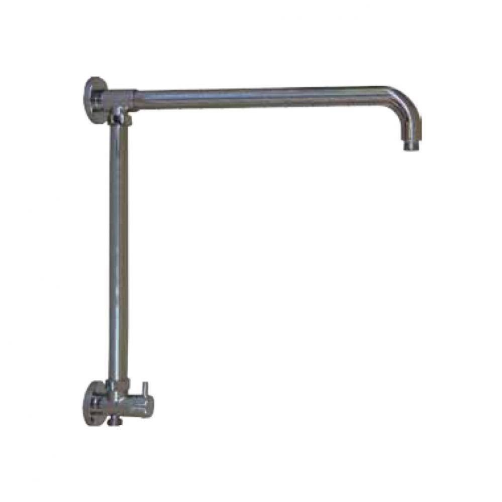 Opella''s Vertical Riser with 17'' Shower Arm and Built-in Diverter for Hand