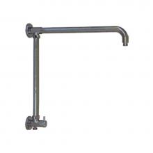 Opella 201.175.110 - Opella''s Vertical Riser with 17'' Shower Arm and Built-in Diverter for Hand