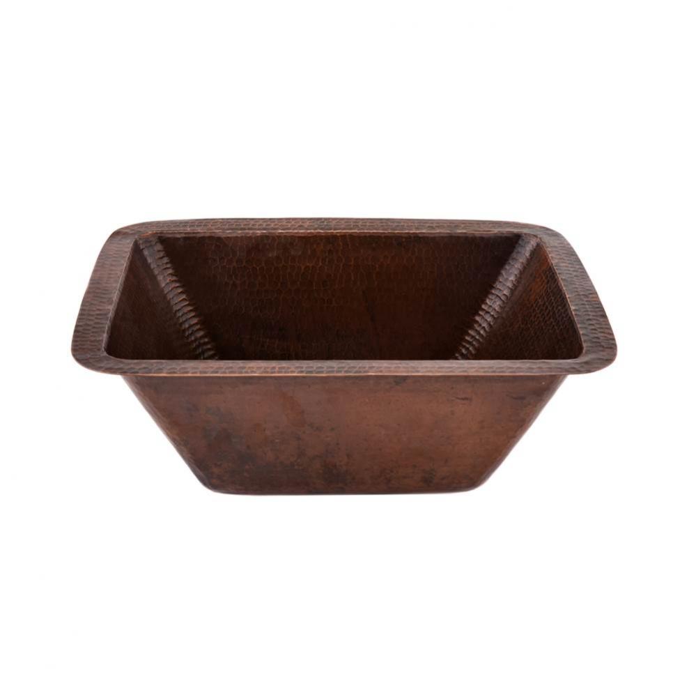 Rectangle Copper Prep Sink w/ 3.5'' Drain Size