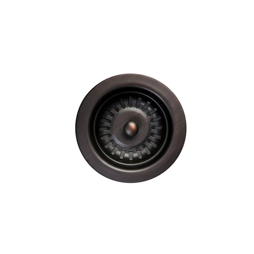 3.5'' Kitchen, Prep, Bar Basket Strainer Drain - Oil Rubbed Bronze