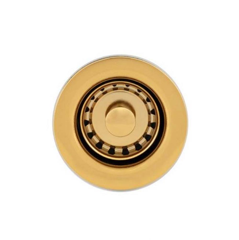 2'' Bar Basket Strainer Drain Polished Brass