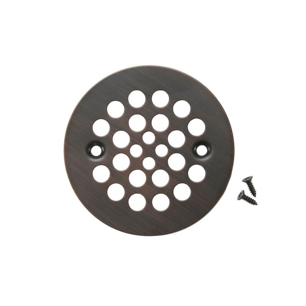 4.25'' Round Shower Drain Cover in Oil Rubbed Bronze