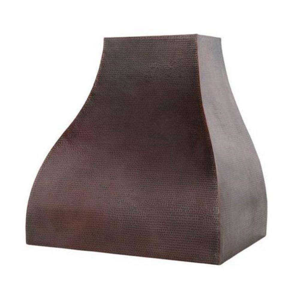 36'' Hammered Copper Wall Mounted Campana Range Hood