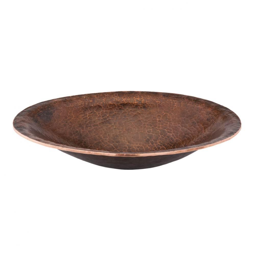 Oval Hand Forged Old World Copper Vessel Sink