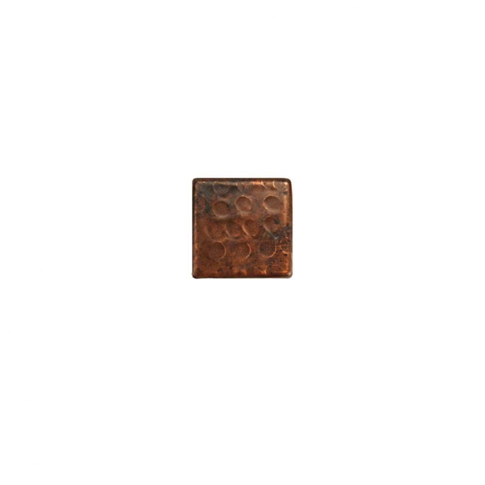 2'' x 2'' Hammered Copper Tile