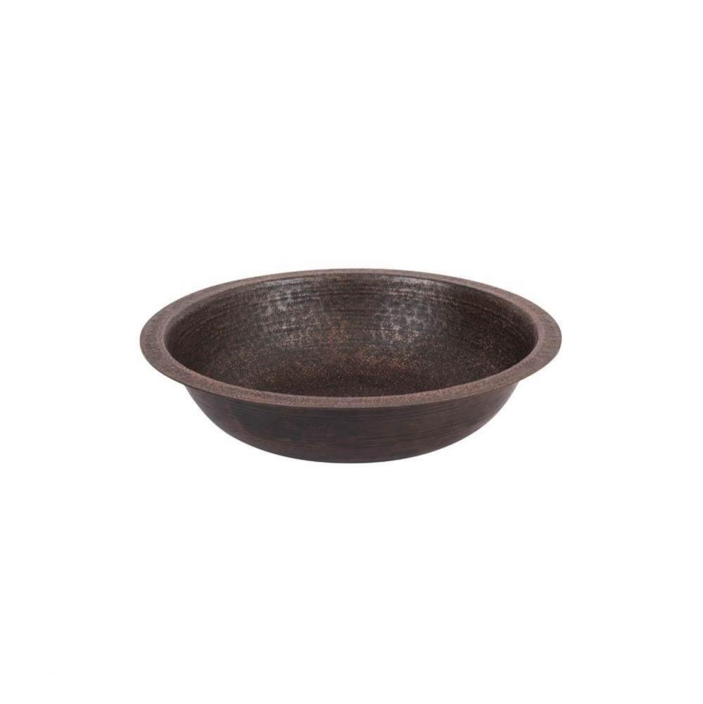 18'' Round Under Counter Terra Firma Copper Sink