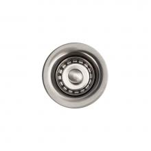 Premier Copper Products D-133BN - 2'' Bar Basket Strainer Drain - Brushed Nickel