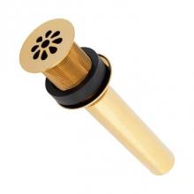 Premier Copper Products D-207PB - 1.5'' Non Overflow Grid Bathroom Sink Drain Polished Brass