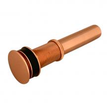 Premier Copper Products D-208PC - 1.5'' Non-Overflow Pop-up Bathroom Sink Drain - Polished Copper