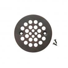 Premier Copper Products D-415ORB - 4.25'' Round Shower Drain Cover in Oil Rubbed Bronze